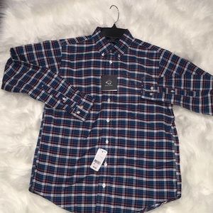 BNWT BOYS BROOKS BROTHERS SIZE LARGE  PLAID OXFORD